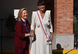 Amparo Valcarce y María González Veracruz.