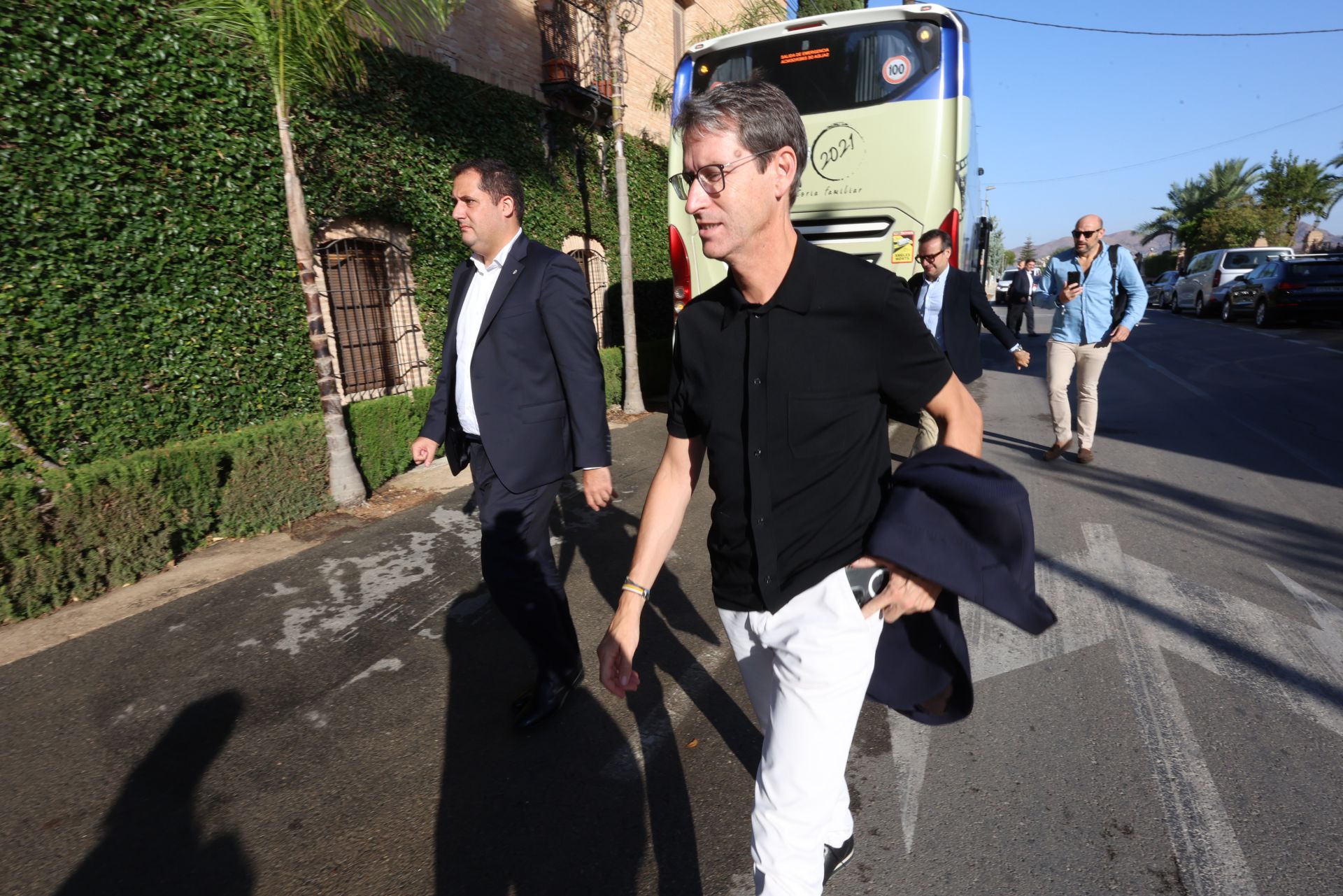 En imágenes, los presidentes autonómicos del PP llegan a la cumbre en Murcia