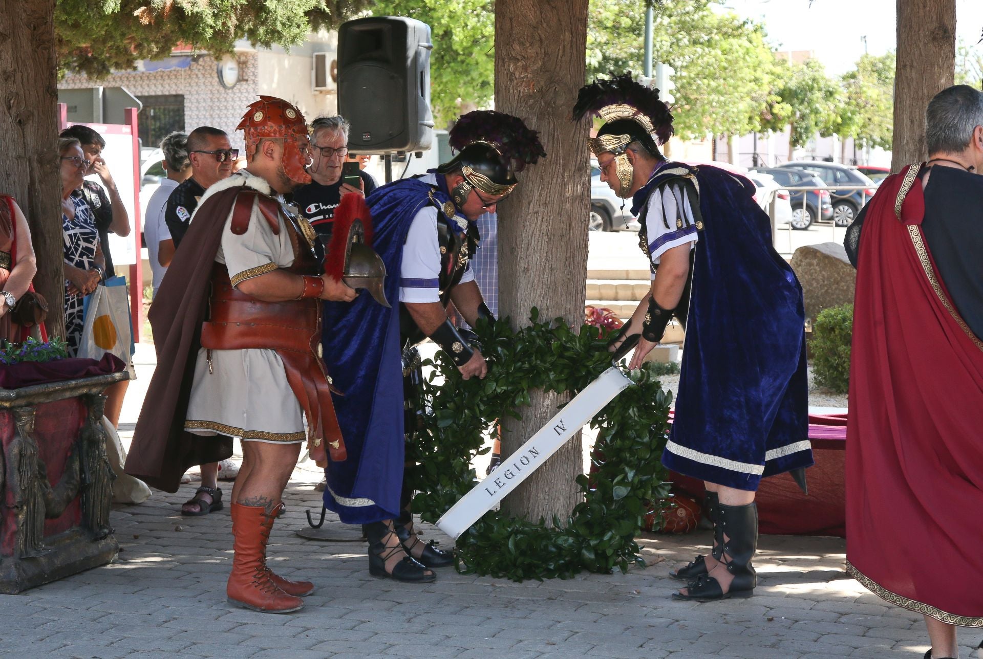 En imágenes, el homenaje a los caídos en batalla de Carthagineses y Romanos