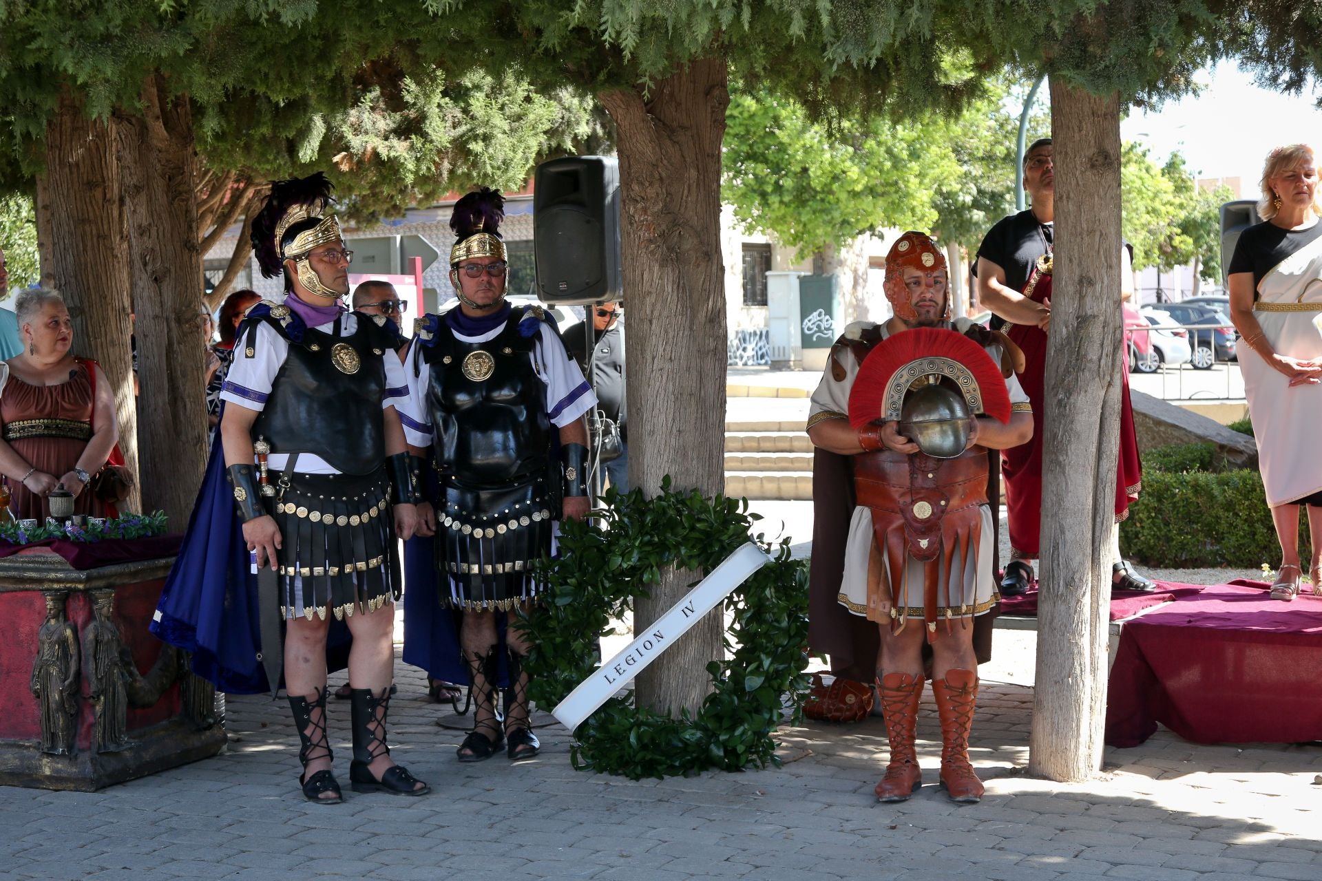 En imágenes, el homenaje a los caídos en batalla de Carthagineses y Romanos