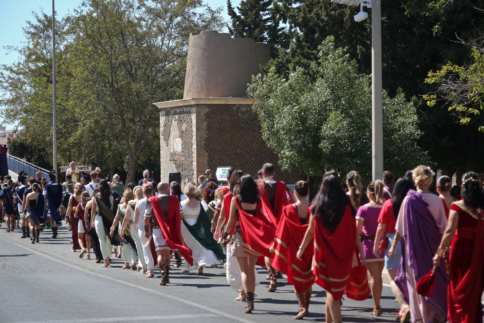 En imágenes, el homenaje a los caídos en batalla de Carthagineses y Romanos