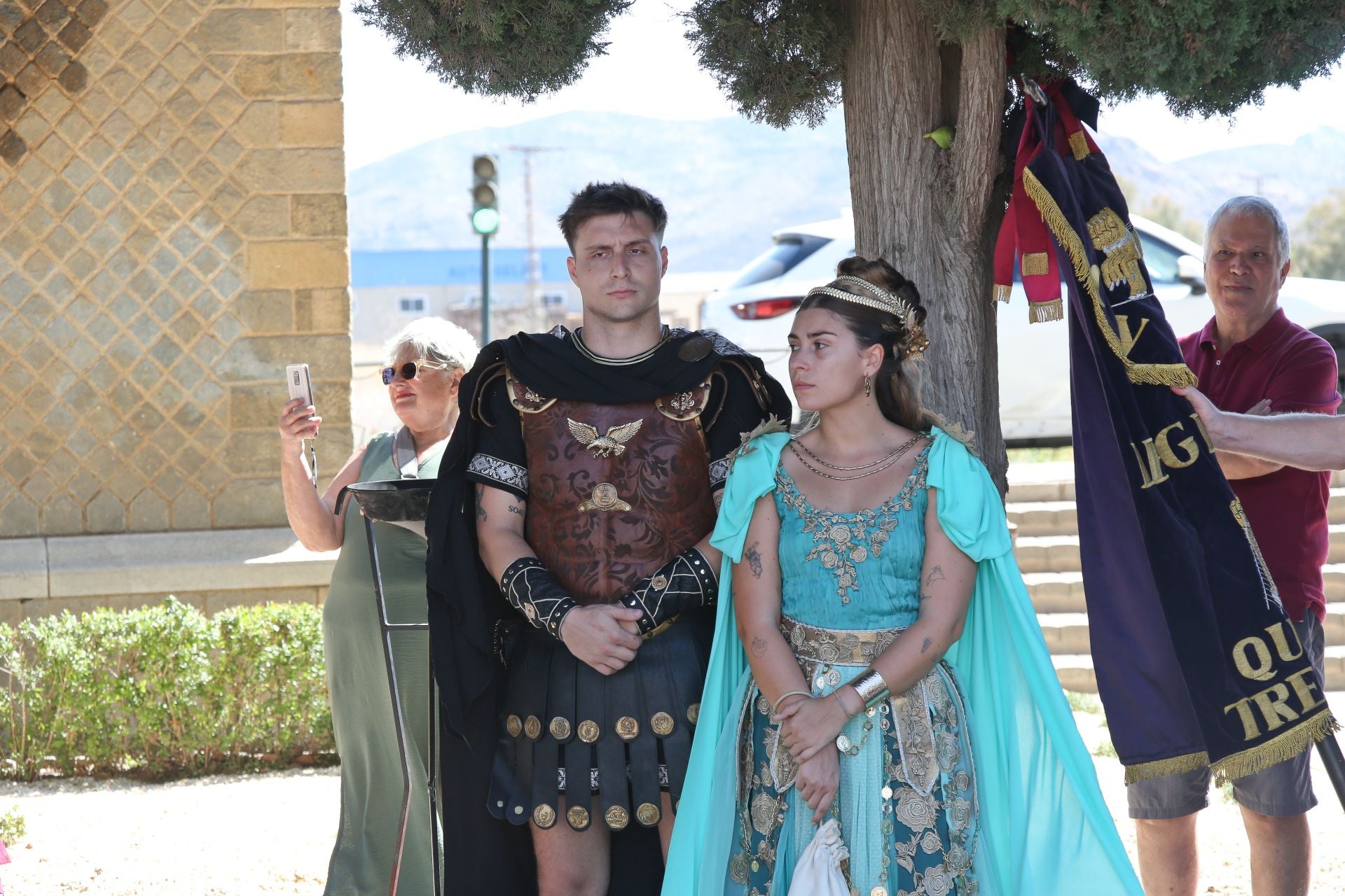 En imágenes, el homenaje a los caídos en batalla de Carthagineses y Romanos