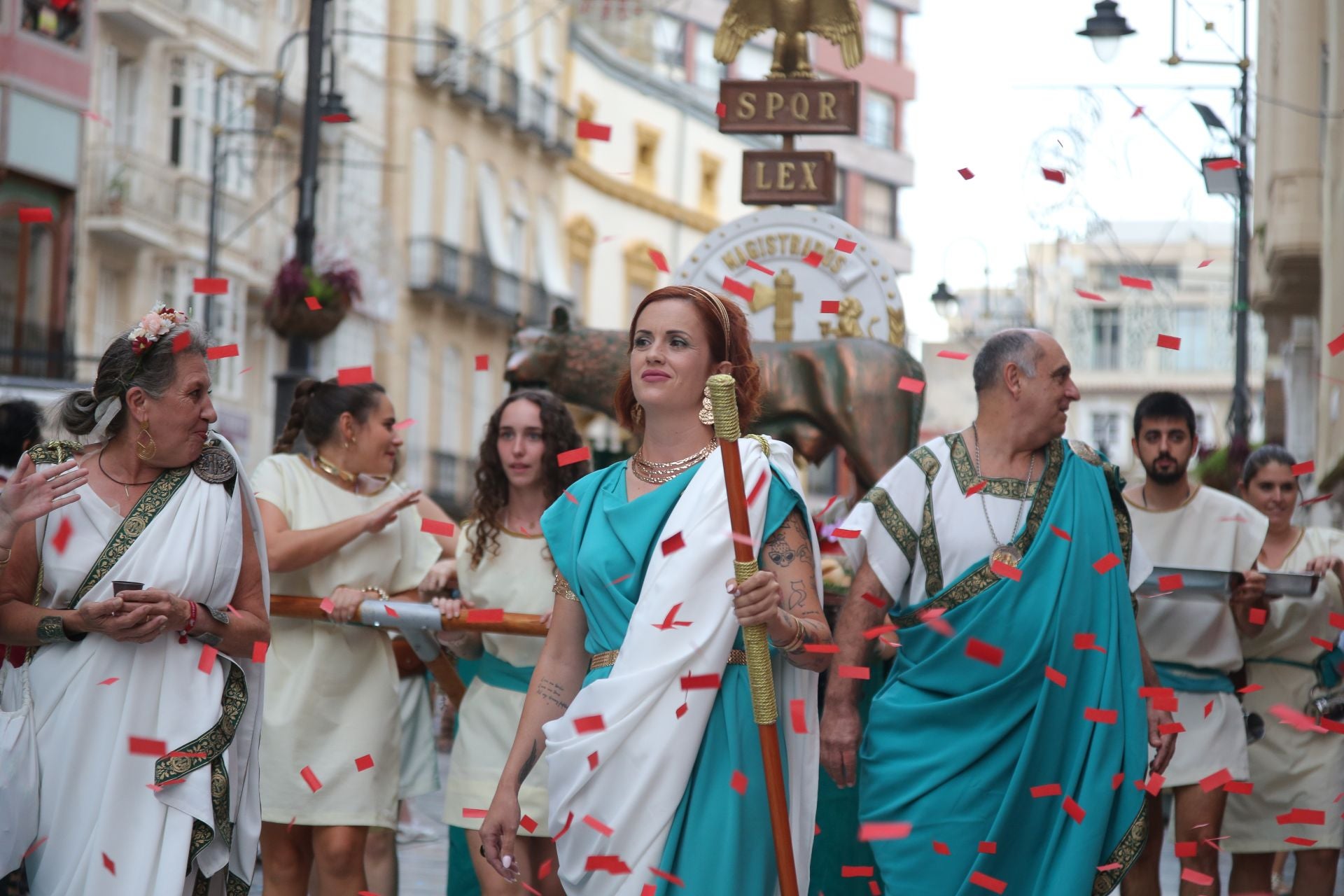 Las imágenes del gran desfile de Carthagineses y Romanos