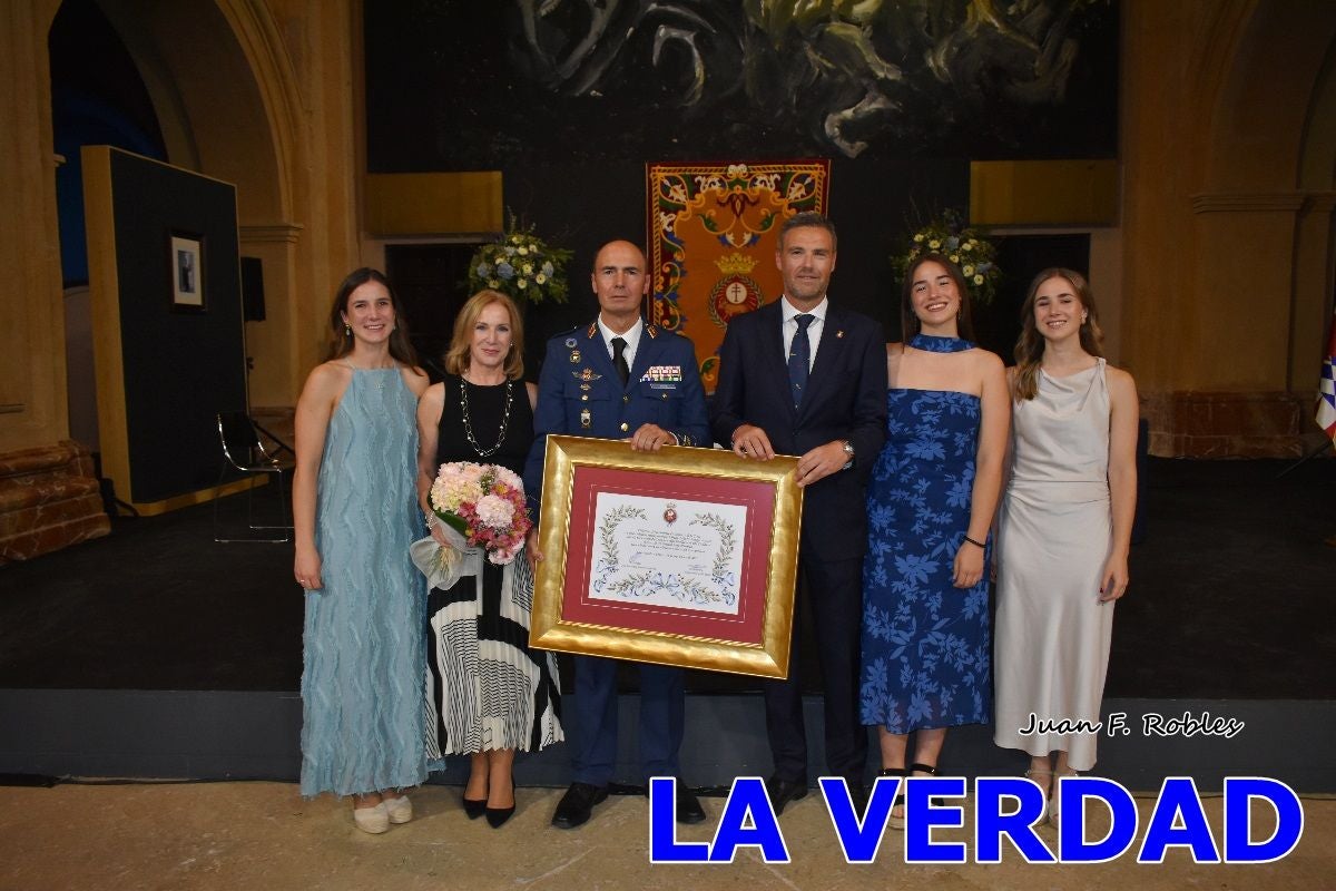 Imágenes de la entrega del título de Hijo Predilecto de Caravaca al general Pascual Soria