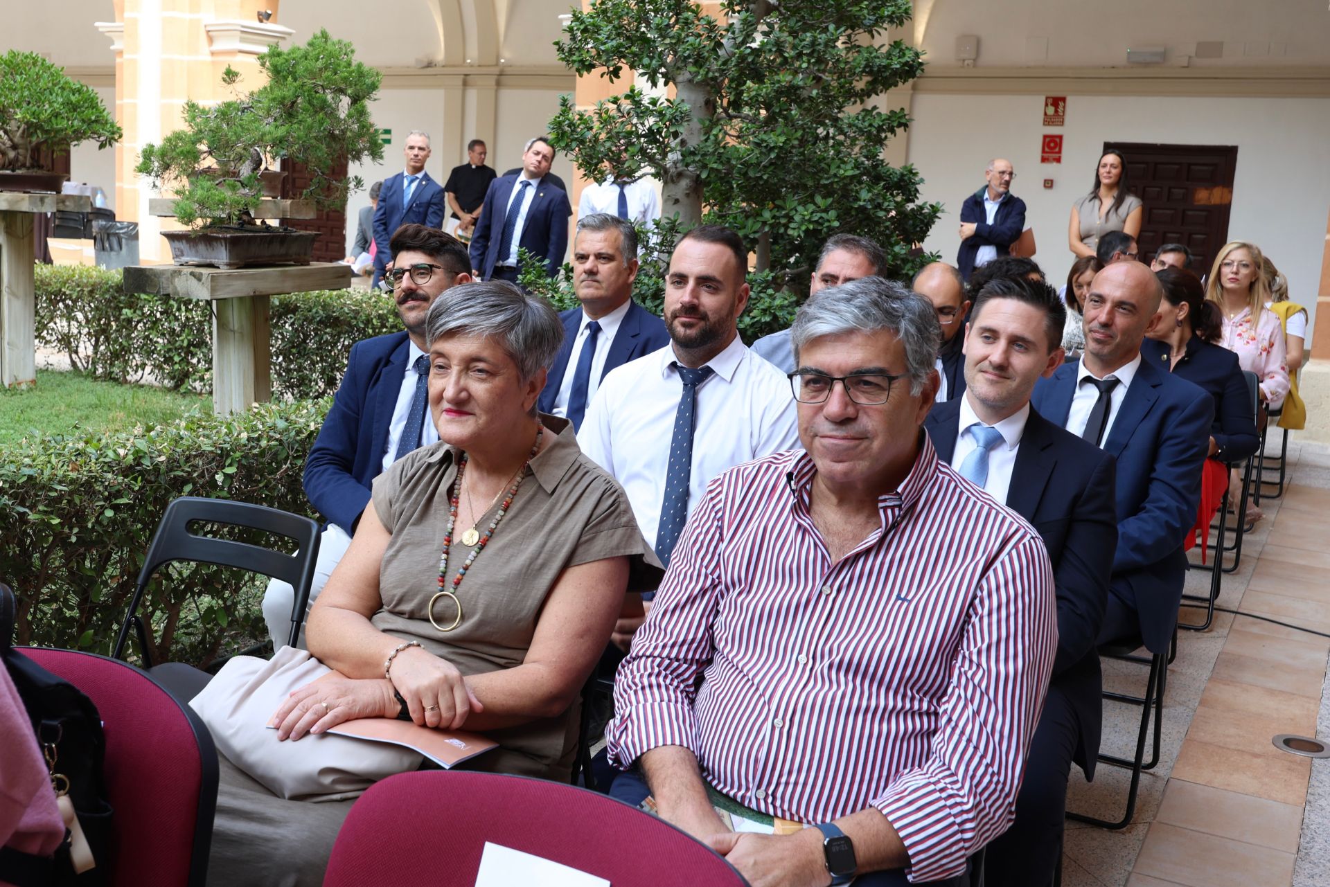 La inauguración del claustro del Monasterio de Los Jerónimos de Murcia, en imágenes