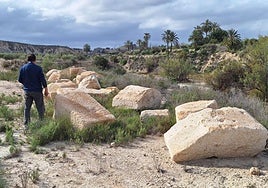 Restos arqueológicos del entorno del río Chícamo.