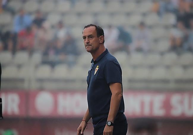 Joseba Etxeberria, entrenador del Real Murcia.