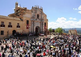 Imagen de archivo de la basílica de la Vera Cruz durante un acto.