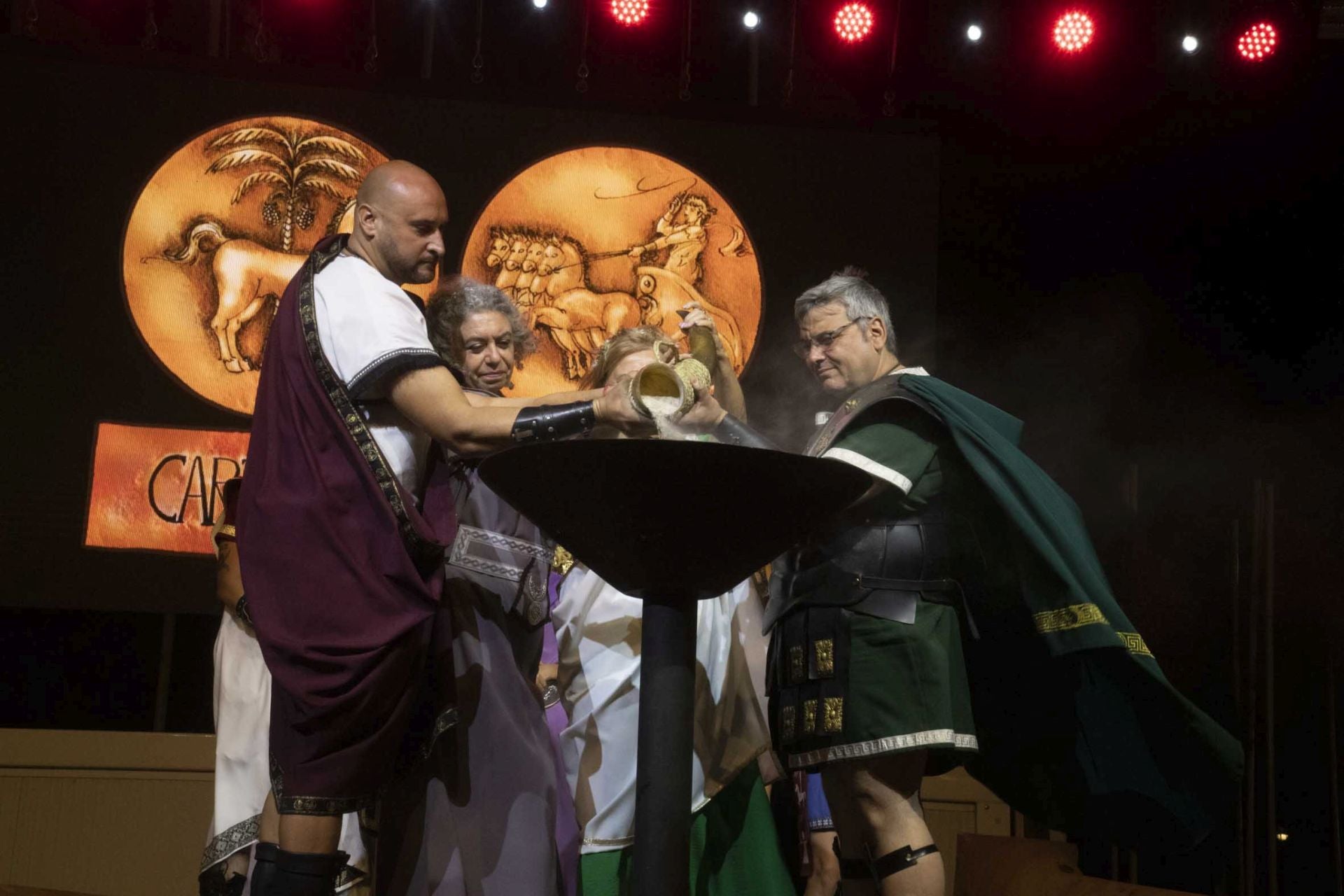 Las imágenes del cierre pirotécnico al Año XXXVI en las fiestas de Carthagineses y Romanos