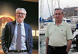 Miguel Falomir y Cristóbal Belda.