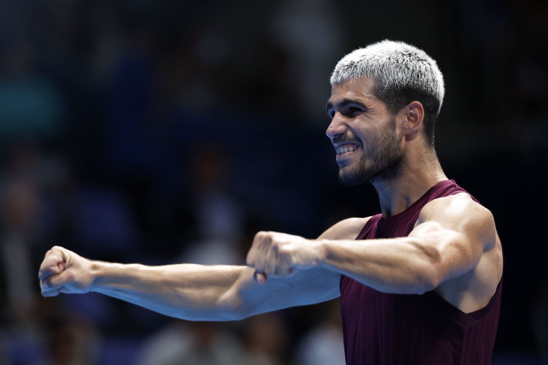 En imágenes, Carlos Alcaraz gana en Tokio su octavo título del año