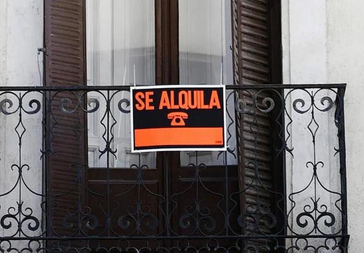 Un piso en alquiler en una imagen de archivo.