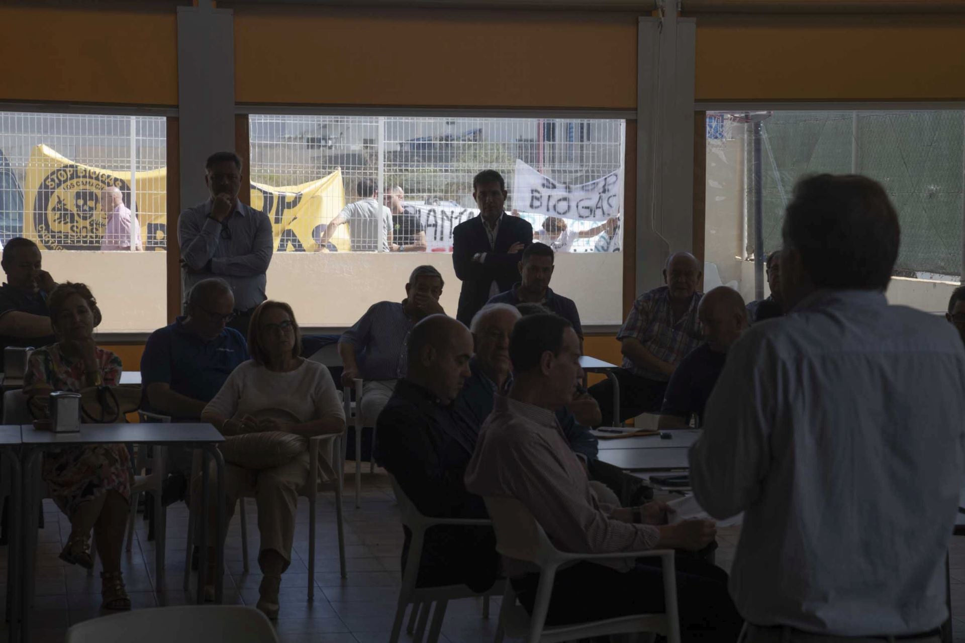 Las imágenes de la protesta de los vecinos de Los Camachos contra la planta de biogás