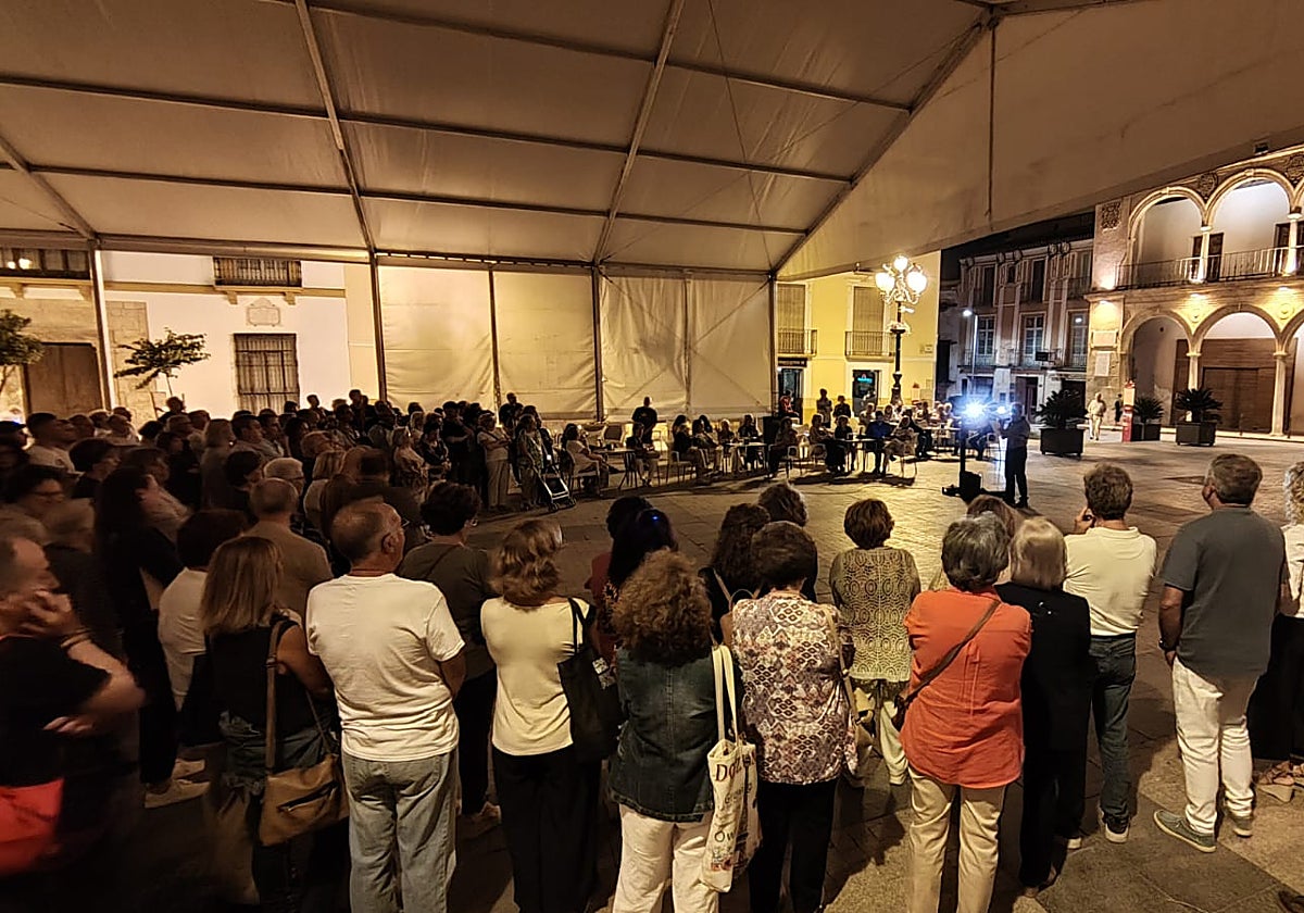 Acto reivindicativo del movimiento ciudadano a favor de la recuperación de la banda municipal de música.