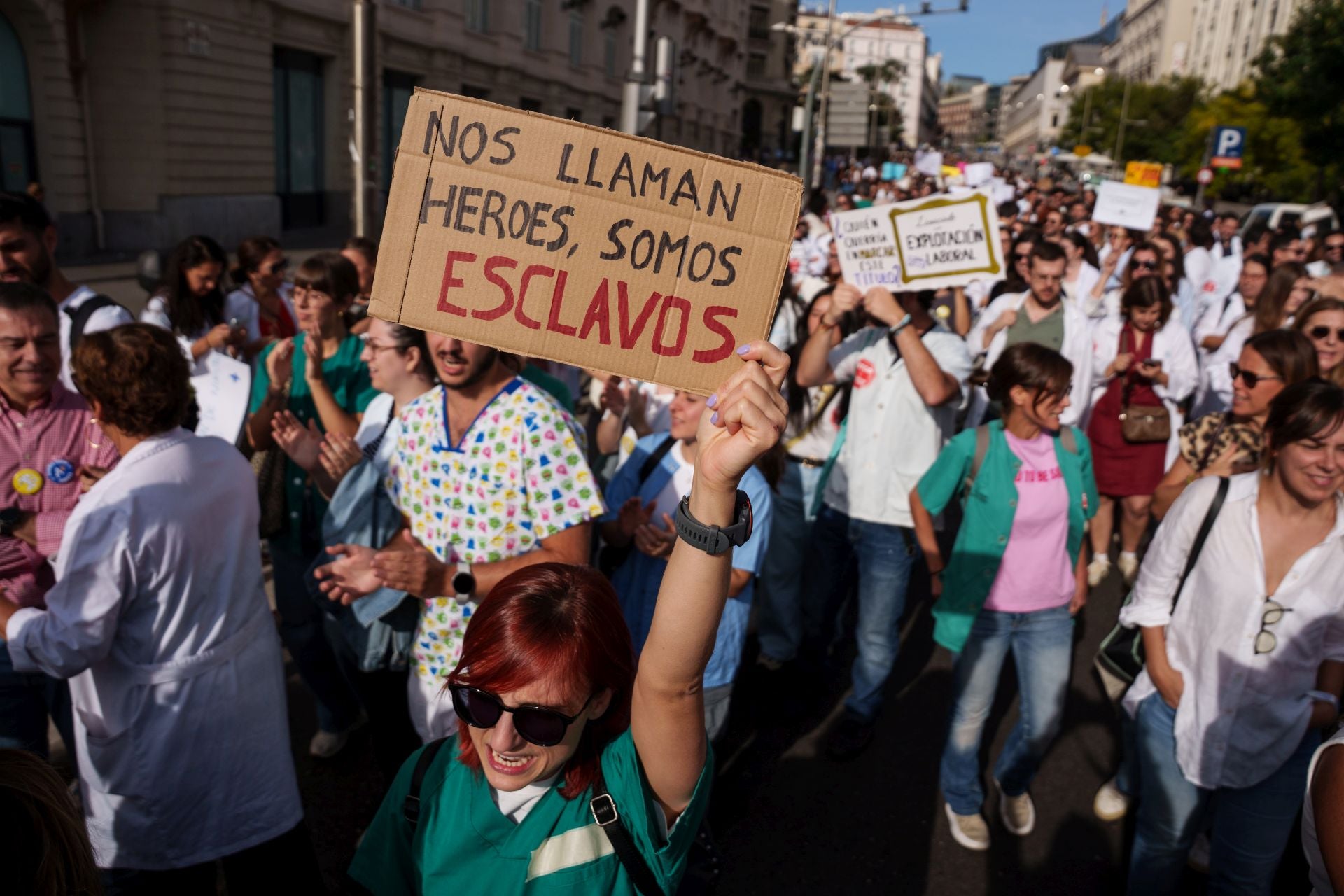 En imágenes, huelga nacional de médicos en la Región de Murcia