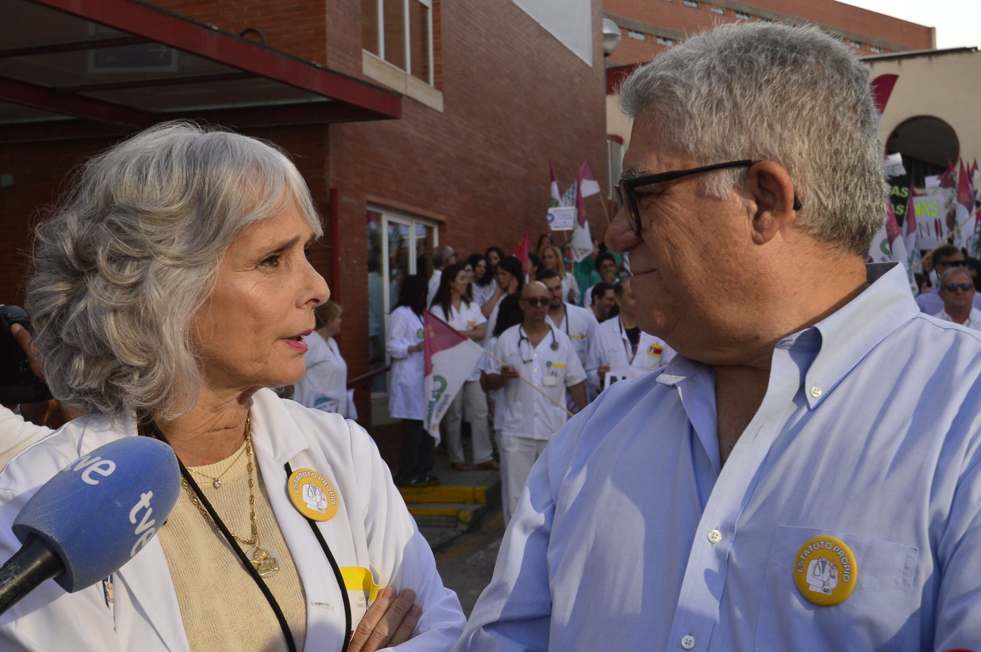 En imágenes, huelga nacional de médicos en la Región de Murcia