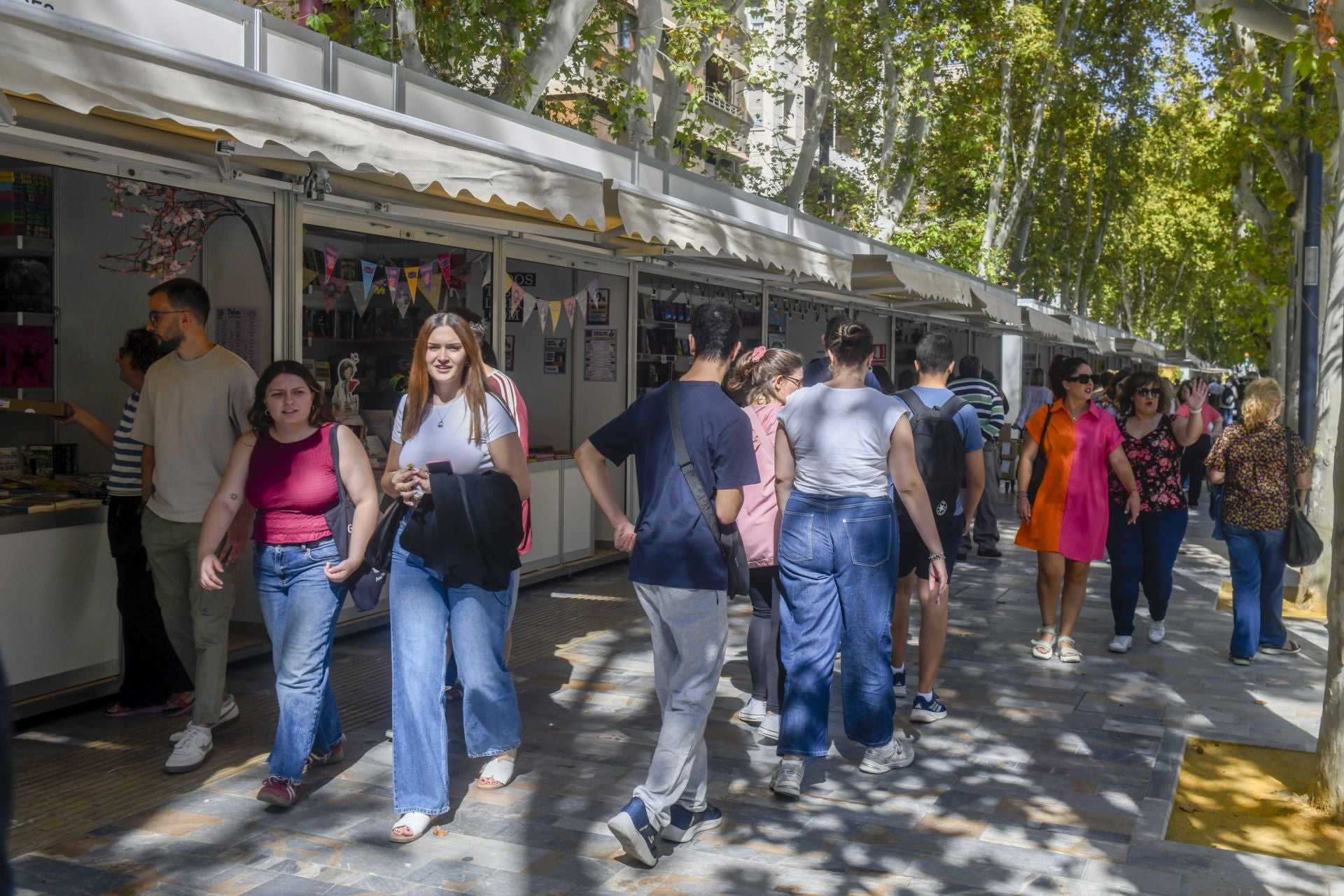En imágenes, la inauguración de la Feria del Libro de Murcia