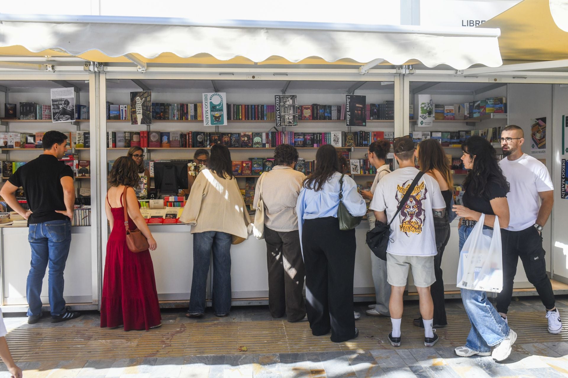 En imágenes, la inauguración de la Feria del Libro de Murcia