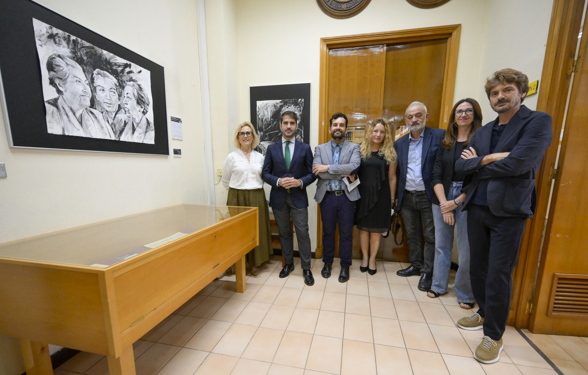 La exposición del Archivo de Murcia dedicada a cuatro escritores que fueron portada de Ababol, en imágenes