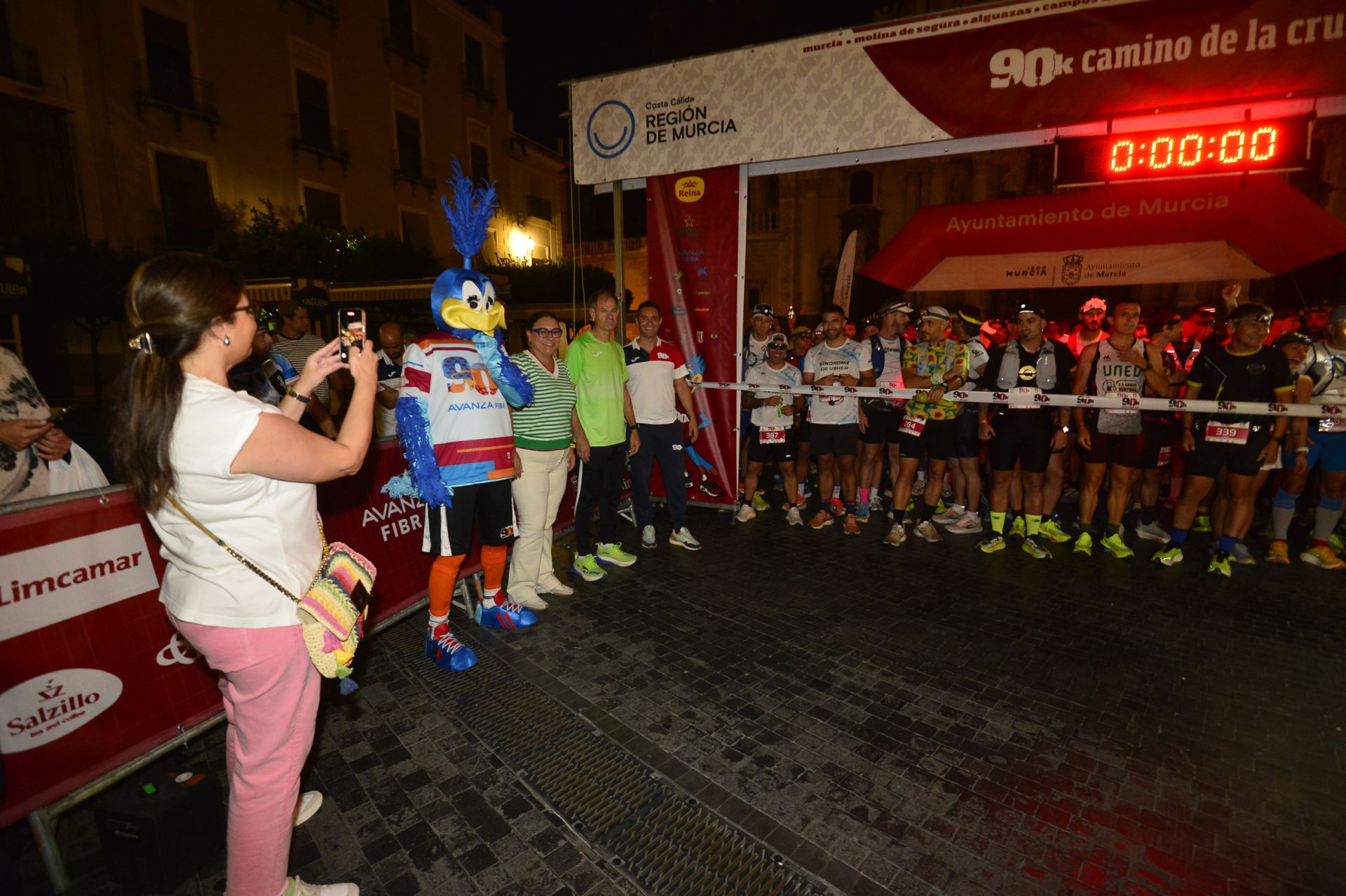 En imágenes, salida y llegada de la 90K a Caravaca de la Cruz