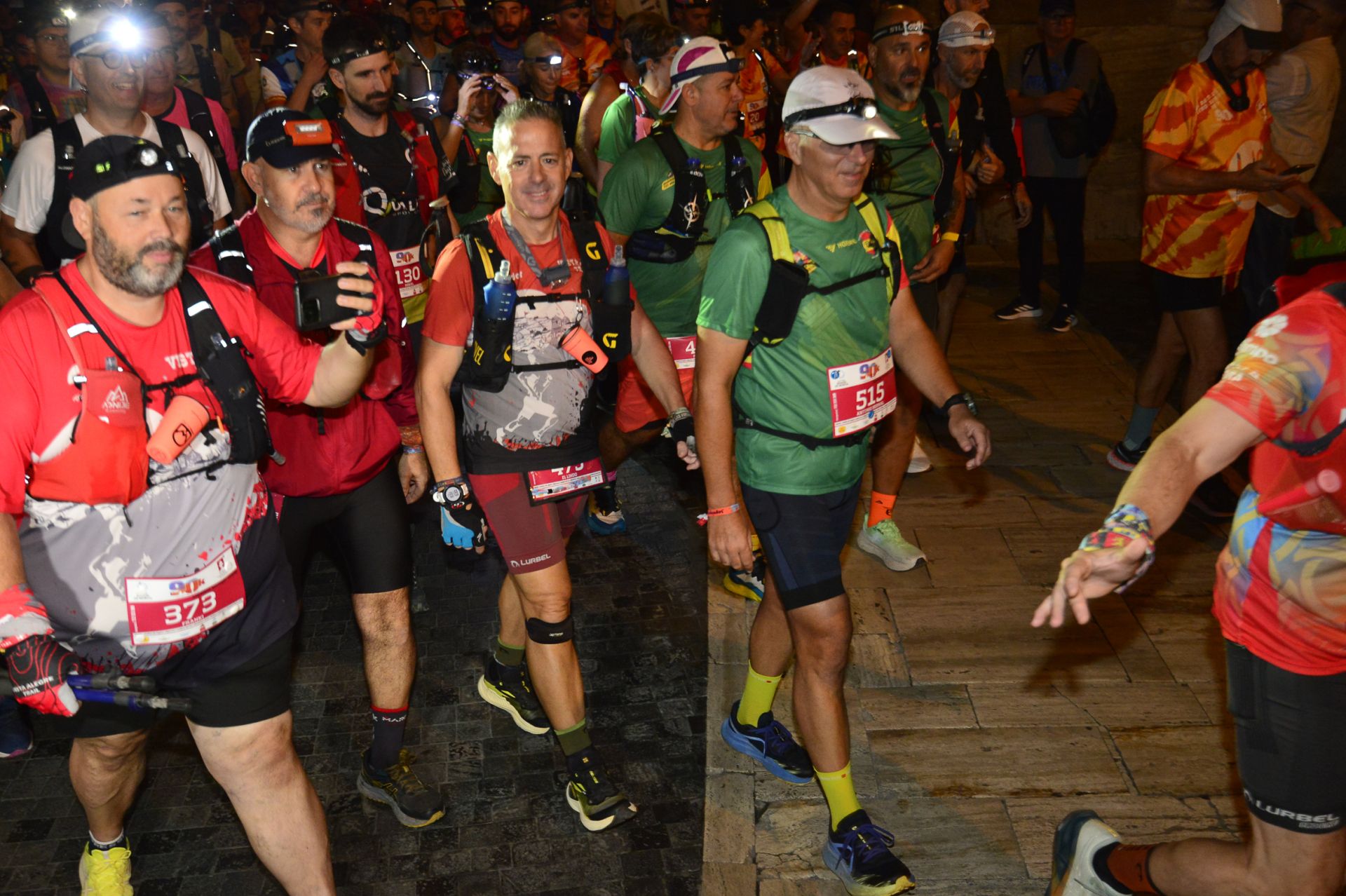 En imágenes, salida y llegada de la 90K a Caravaca de la Cruz