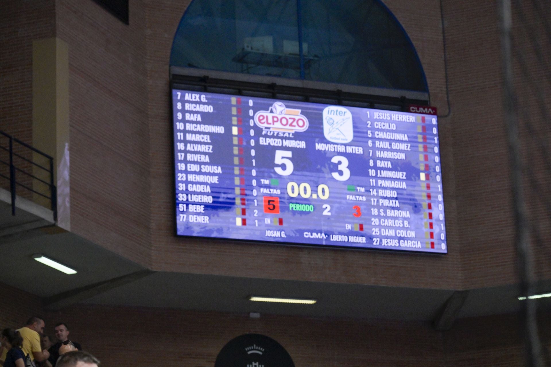 En imágenes, la victoria de ElPozo Murcia ante Movistar Inter