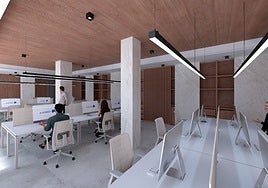 Recreación del proyecto de la adecuación del local.