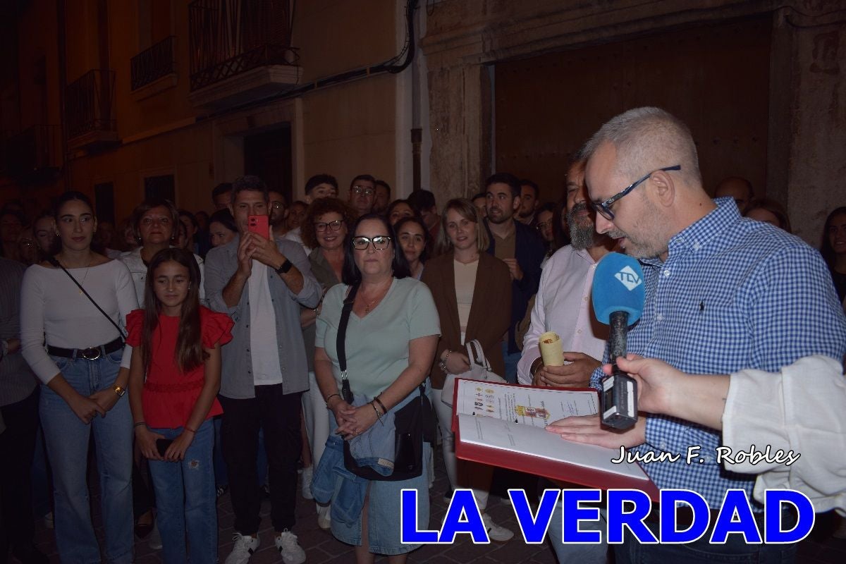 Imágenes del nombramiento de Cristiano del Año a Mateo Marti en Caravaca de la Cruz