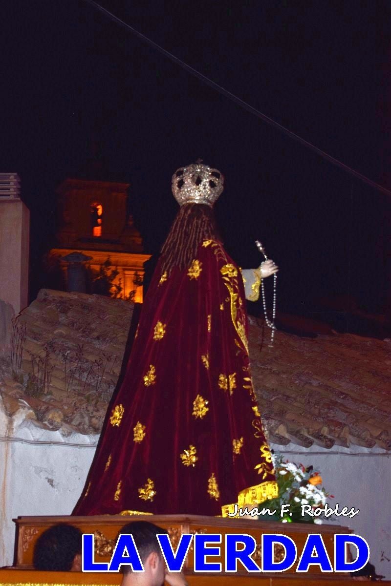 Imágenes de la Misa Solemne y Procesión de la Virgen del Rosario en Caravaca de la Cruz