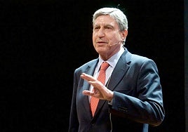 José Luis García Delgado, en una visita anterior a Murcia.