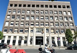 Fachada del Palacio de Justicia de Murcia, sede del TSJ, en una foto de archivo.