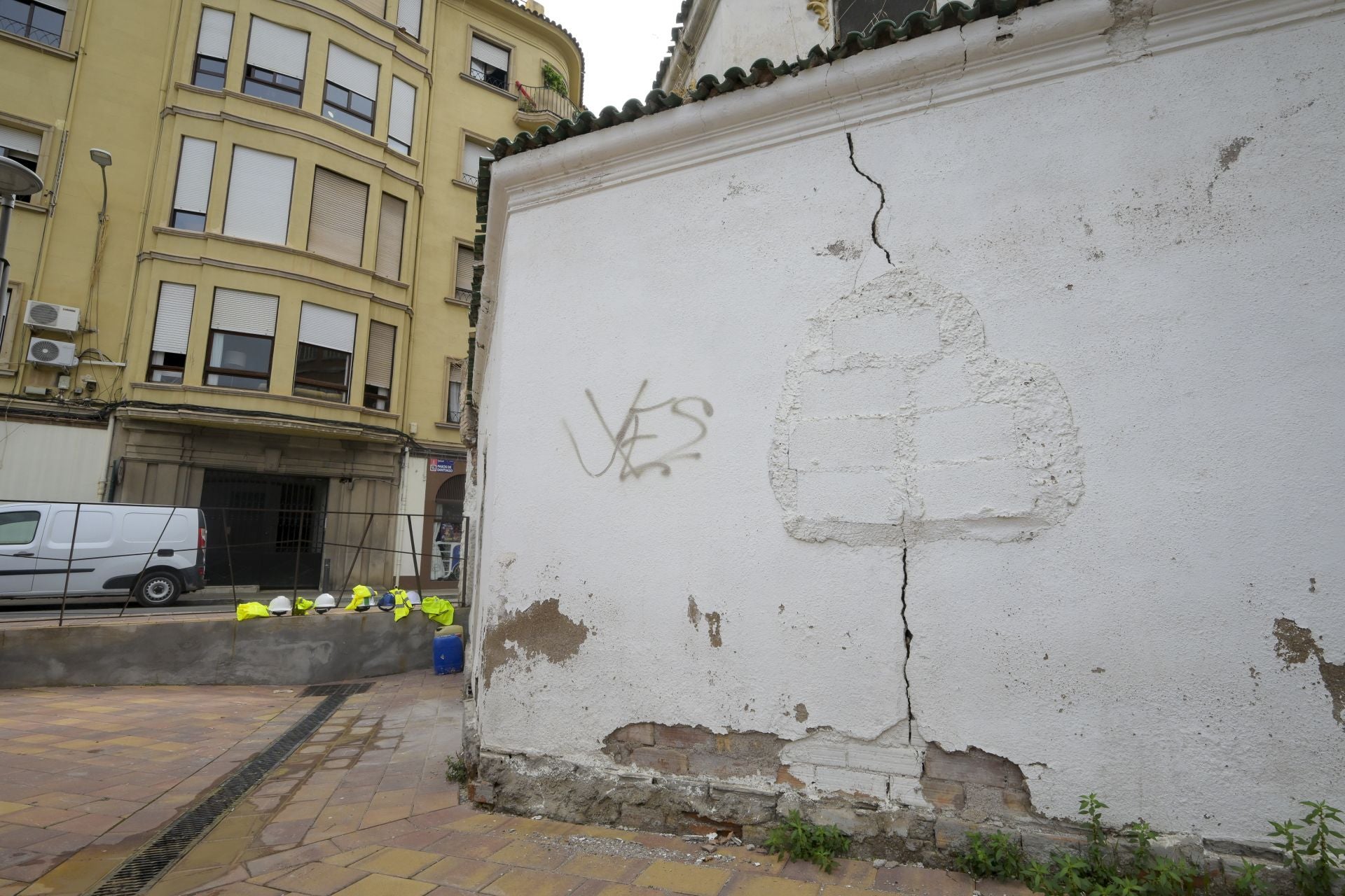 En imágenes, empiezan las obras de recuperación de la Ermita del Salitre de Murcia