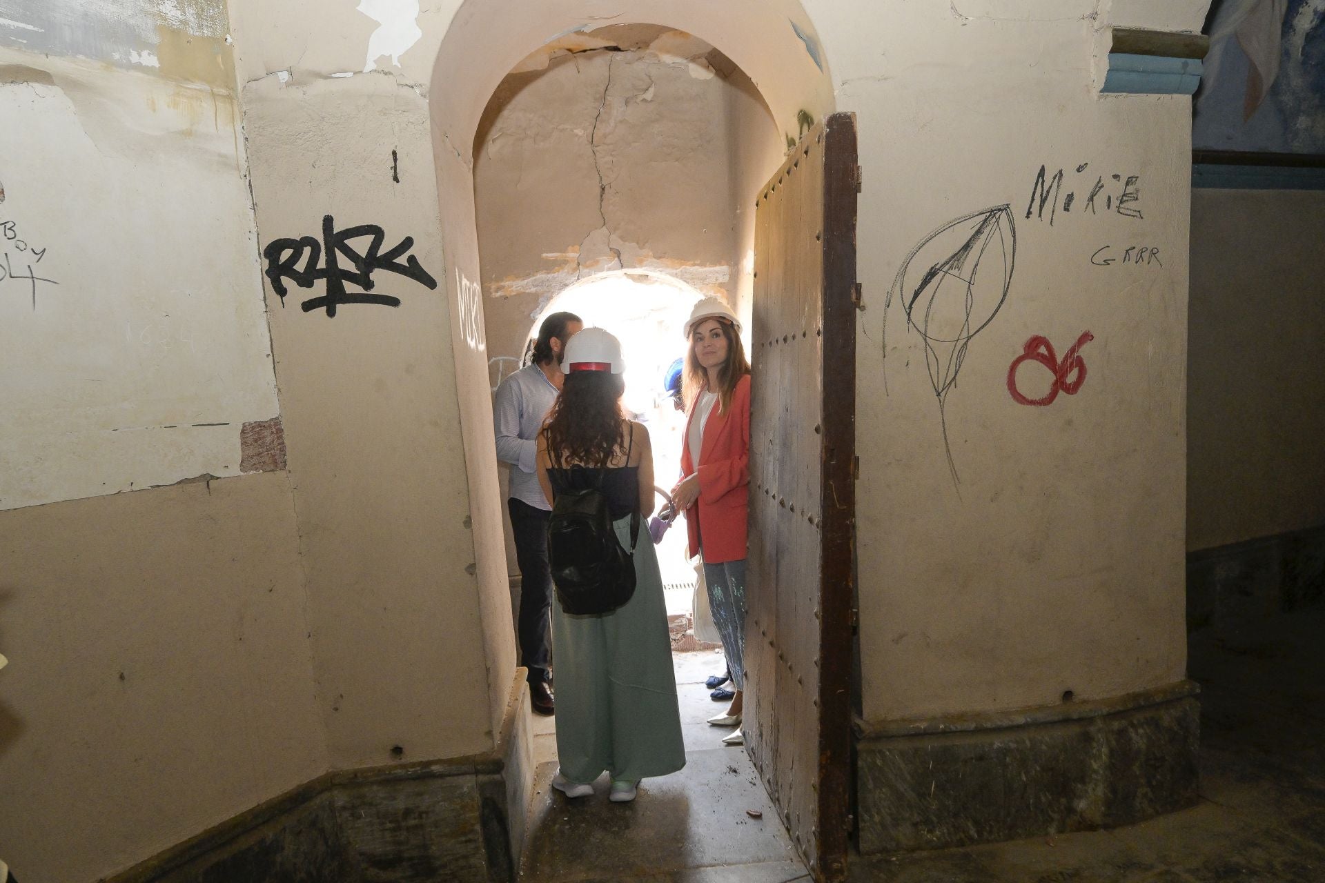 En imágenes, empiezan las obras de recuperación de la Ermita del Salitre de Murcia