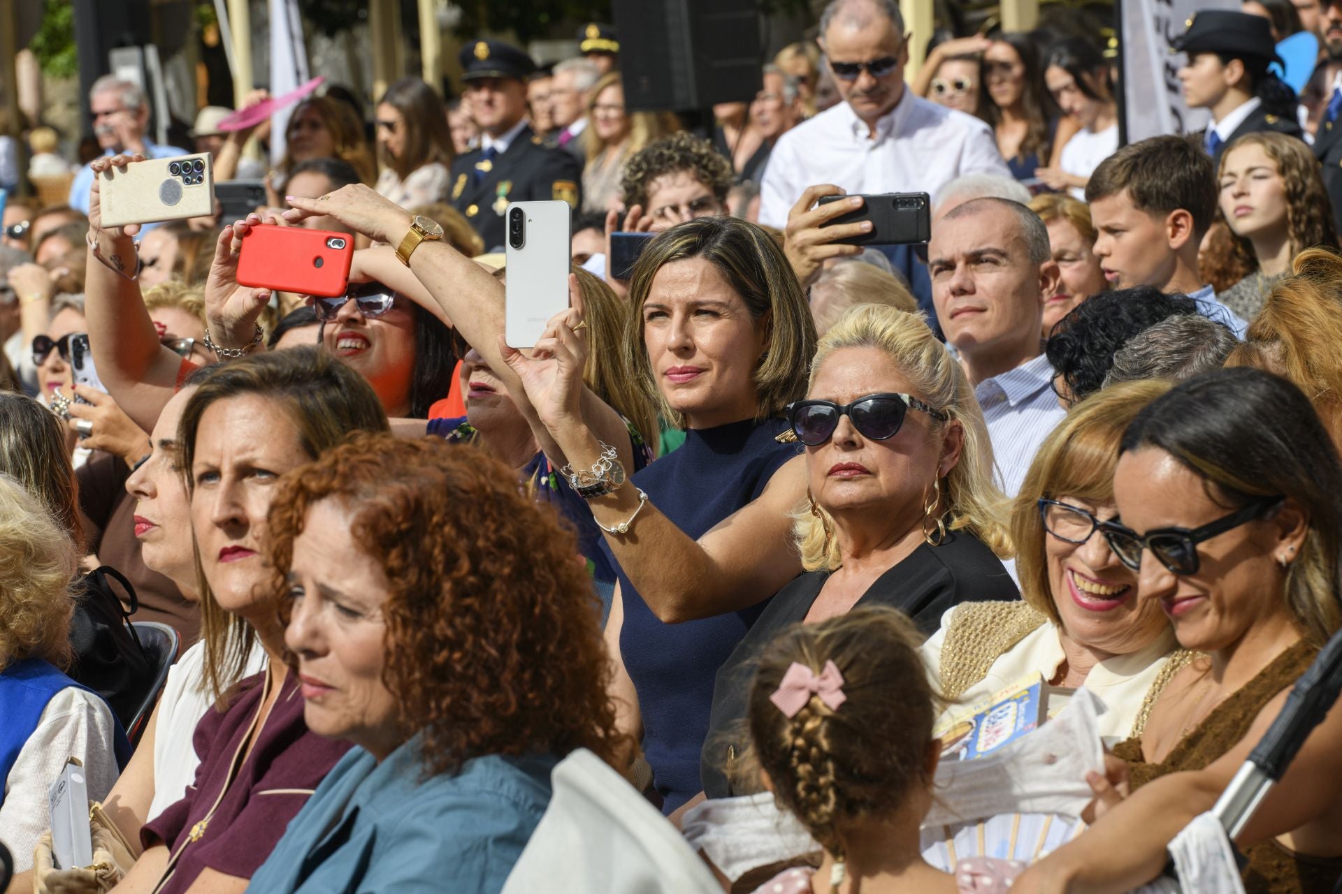 El acto por el Día de la Policía en Murcia, en imágenes