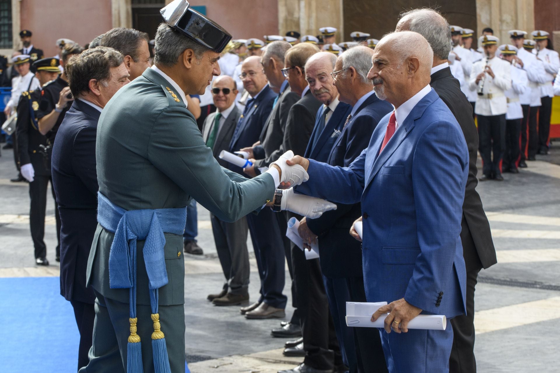 El acto por el Día de la Policía en Murcia, en imágenes