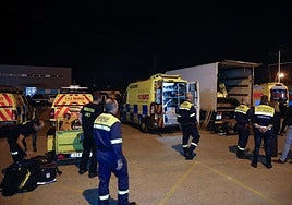 Preparativos del dispositivo de Emergencias, en una imagen de archivo.
