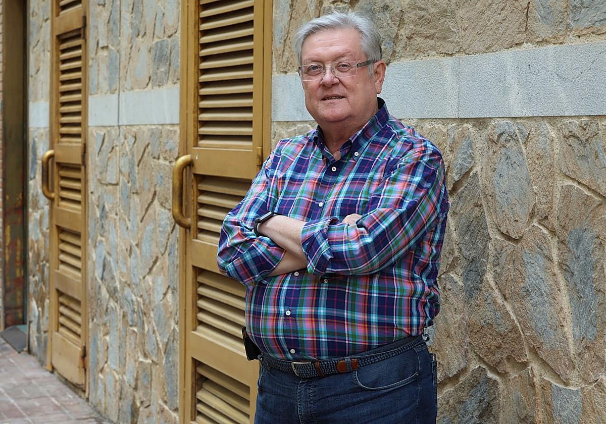 Manuel Manjón, en El Churra, en la entrevista con LA VERDAD.