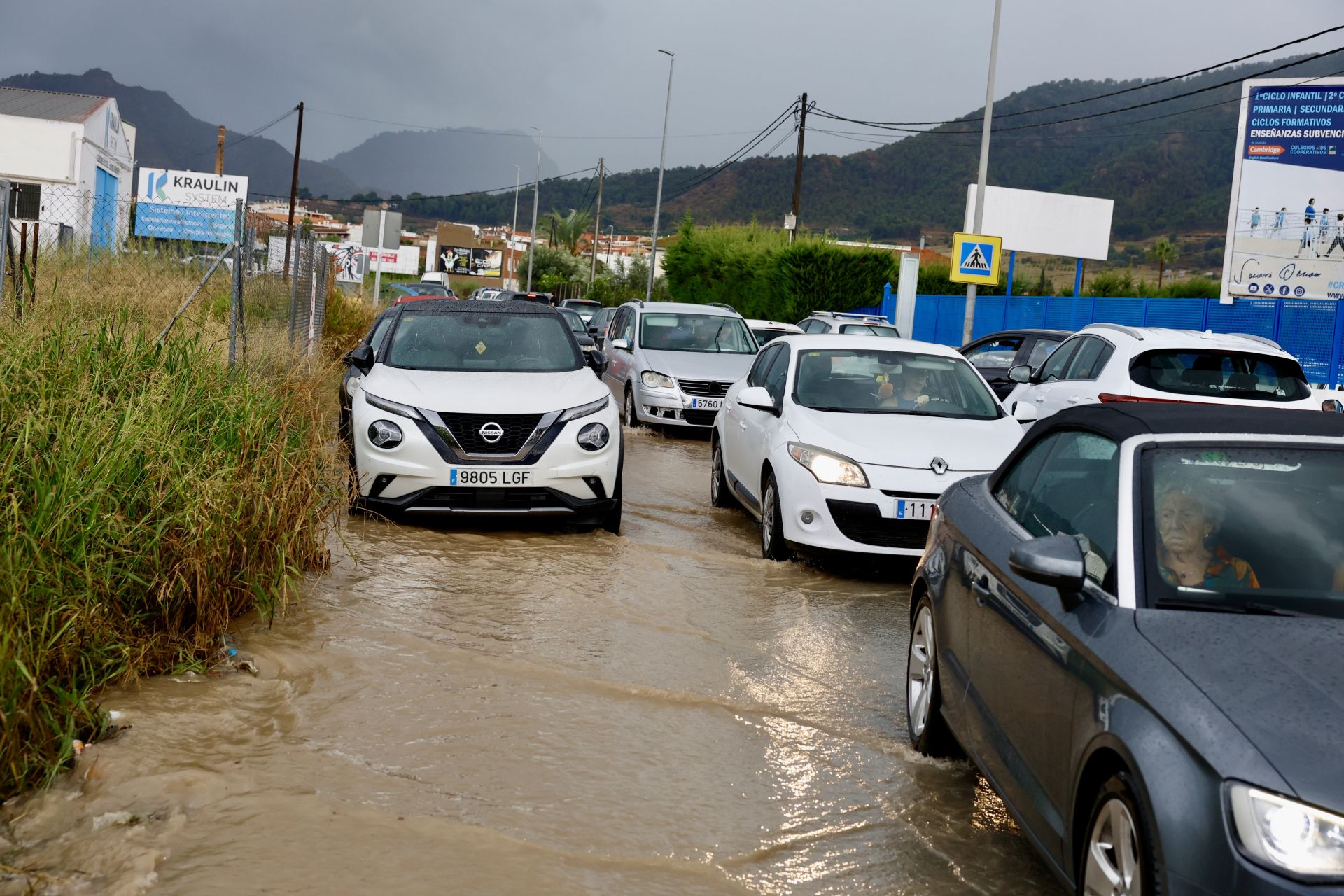 Las imágenes de la tormenta y la lluvia por la dana &#039;Alice&#039; este jueves en la Región de Murcia