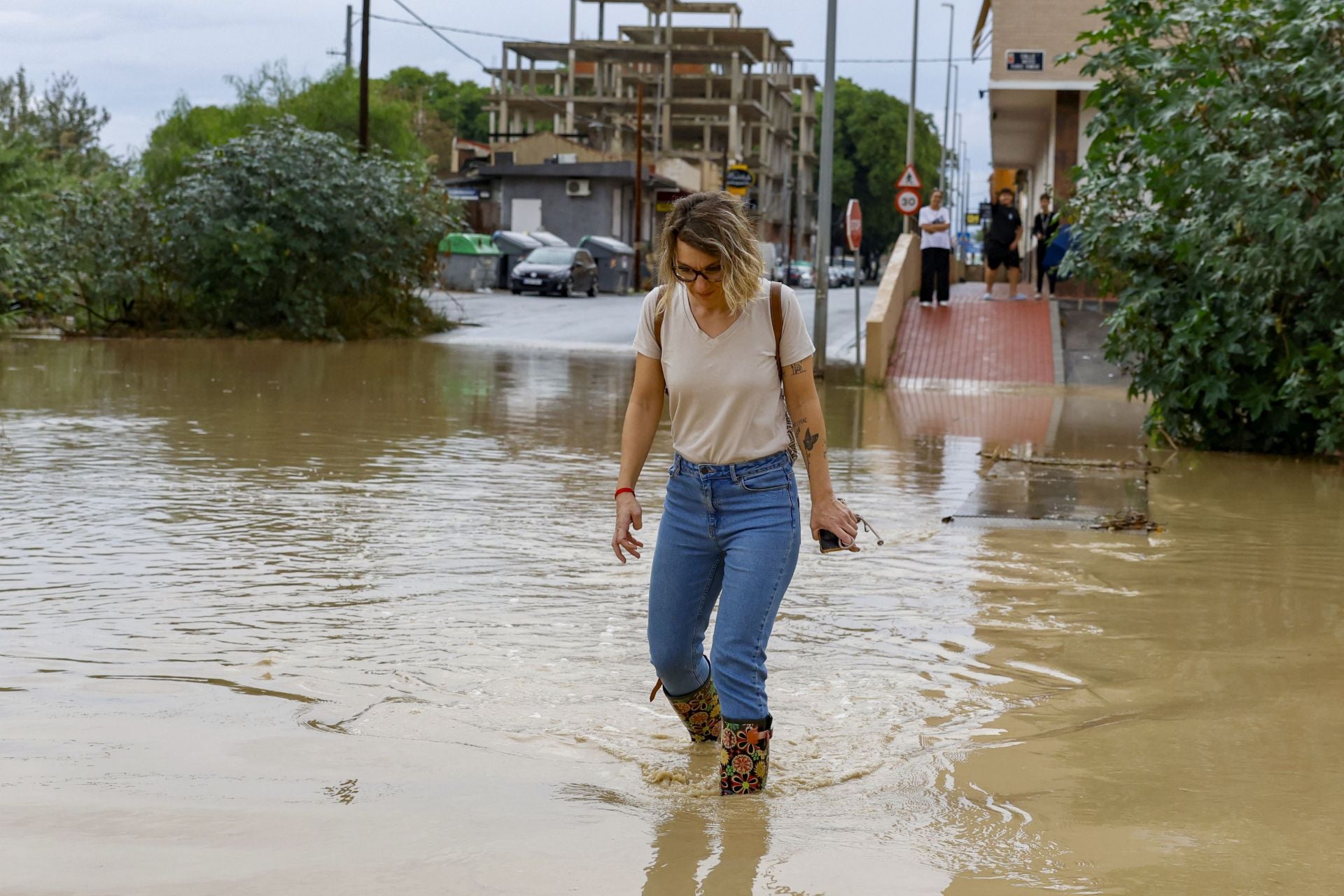 Las imágenes de la tormenta y la lluvia por la dana &#039;Alice&#039; este jueves en la Región de Murcia