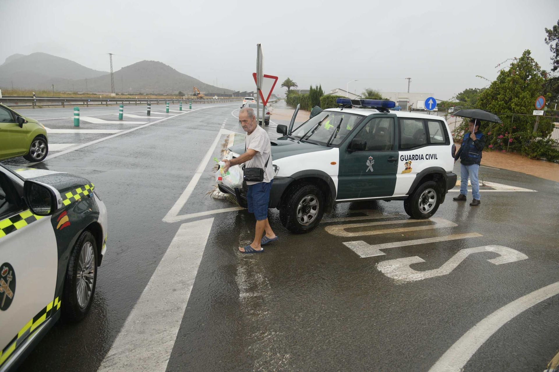 En imágenes, los efectos de la dana en Cartagena