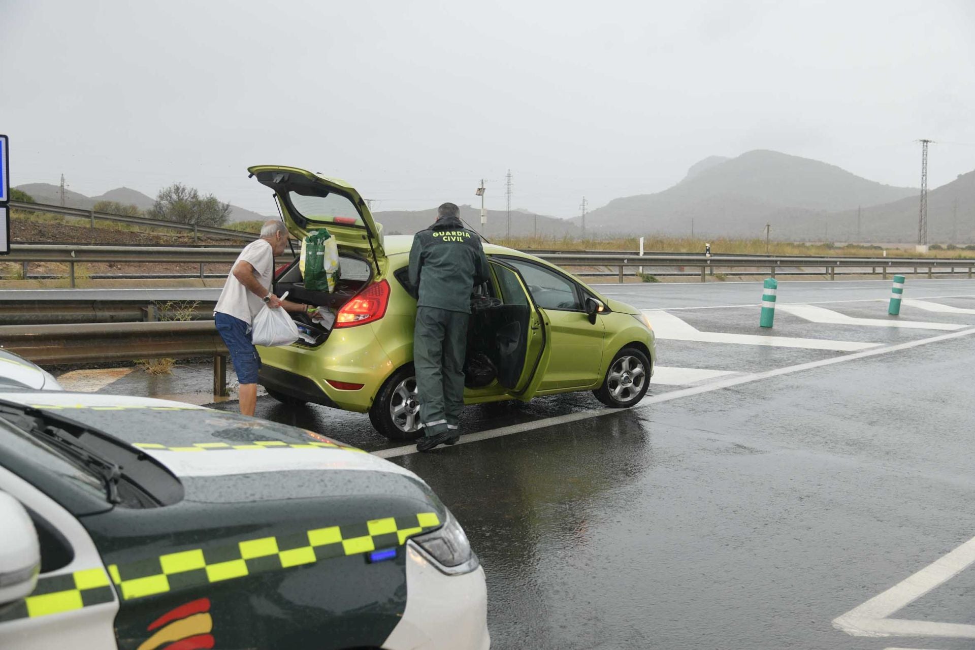 En imágenes, los efectos de la dana en Cartagena