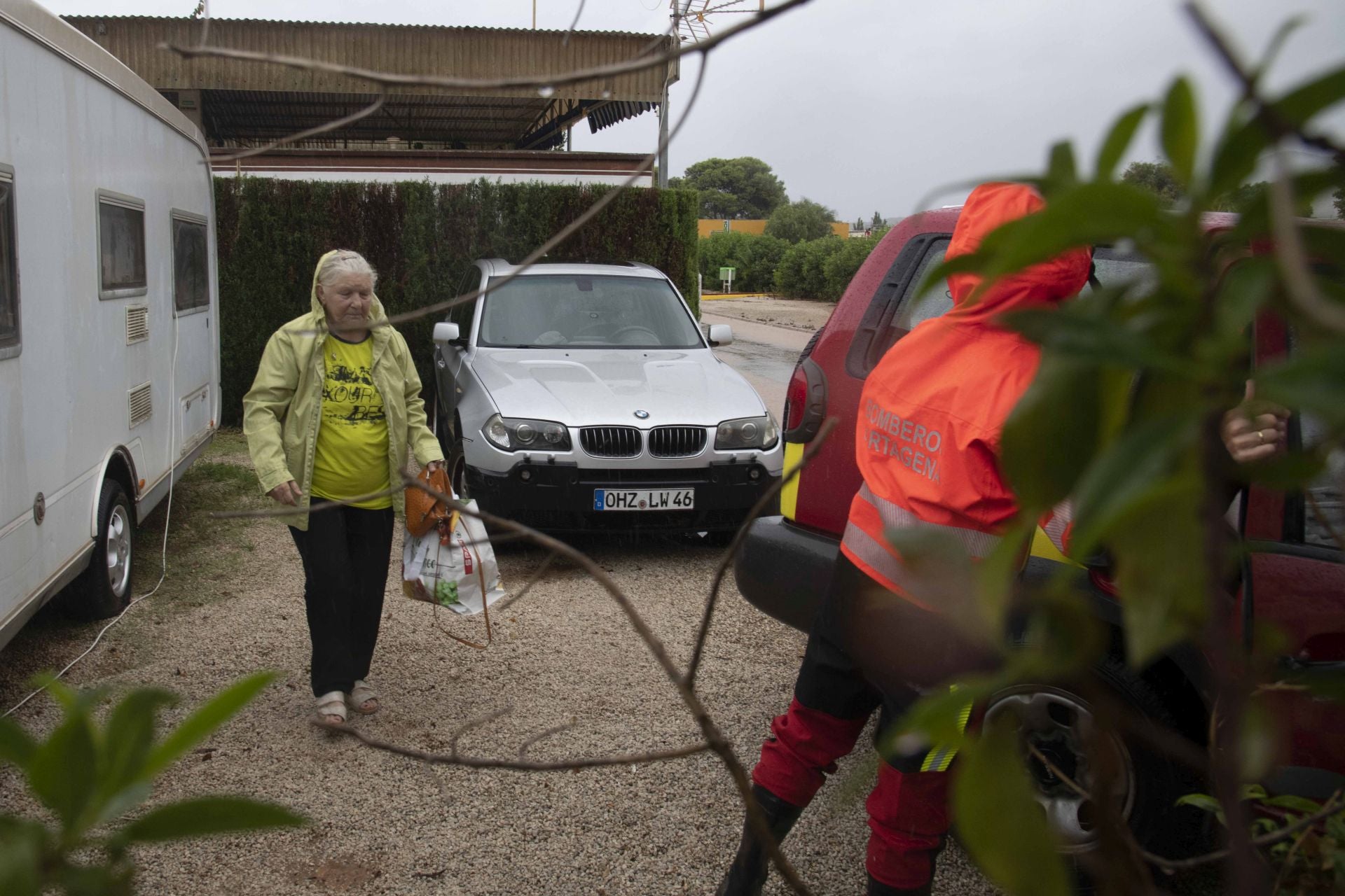 En imágenes, los efectos de la dana en Cartagena