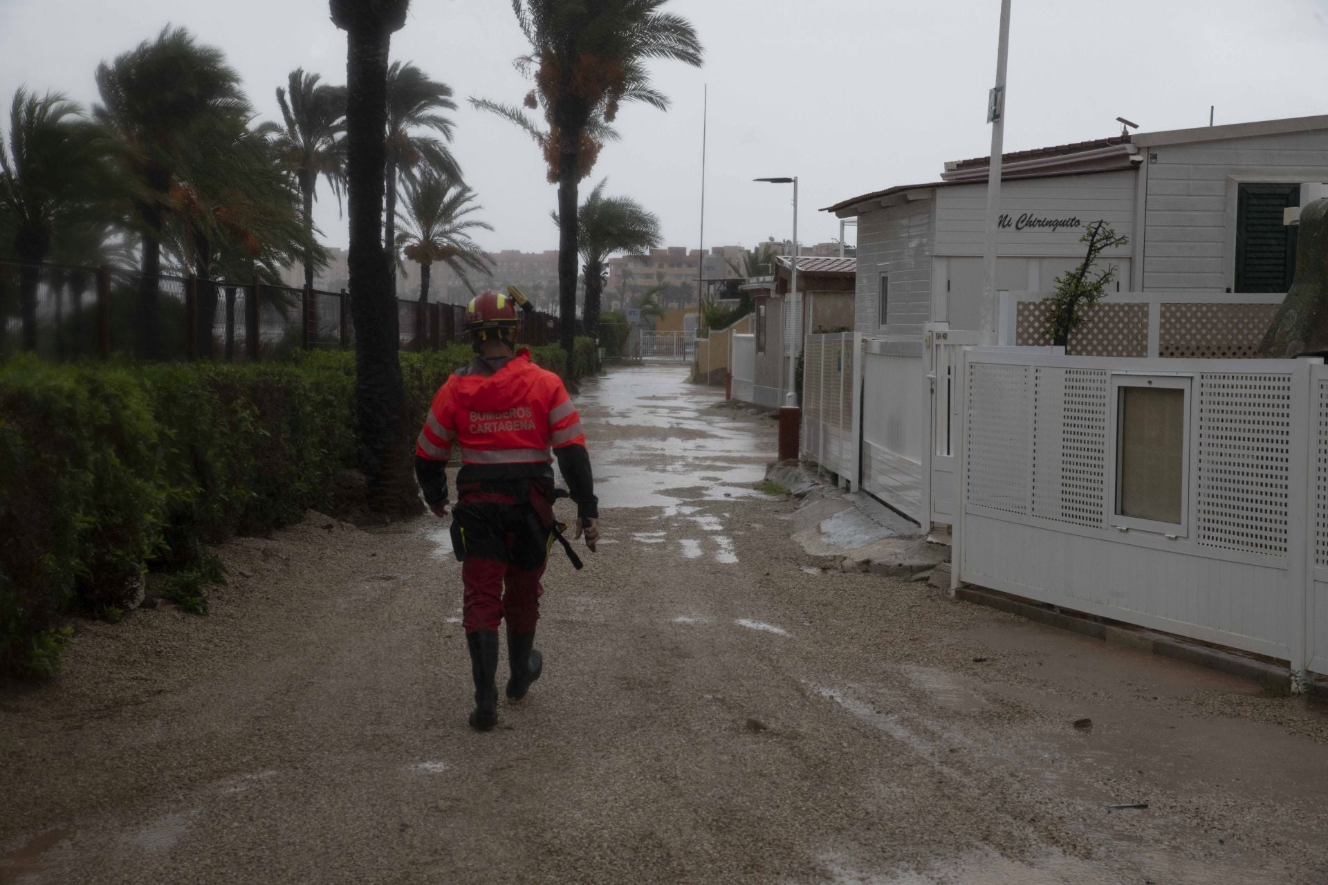 En imágenes, los efectos de la dana en Cartagena