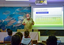 Miguel Ángel Esteve, ayer en San Pedro del Pinatar.