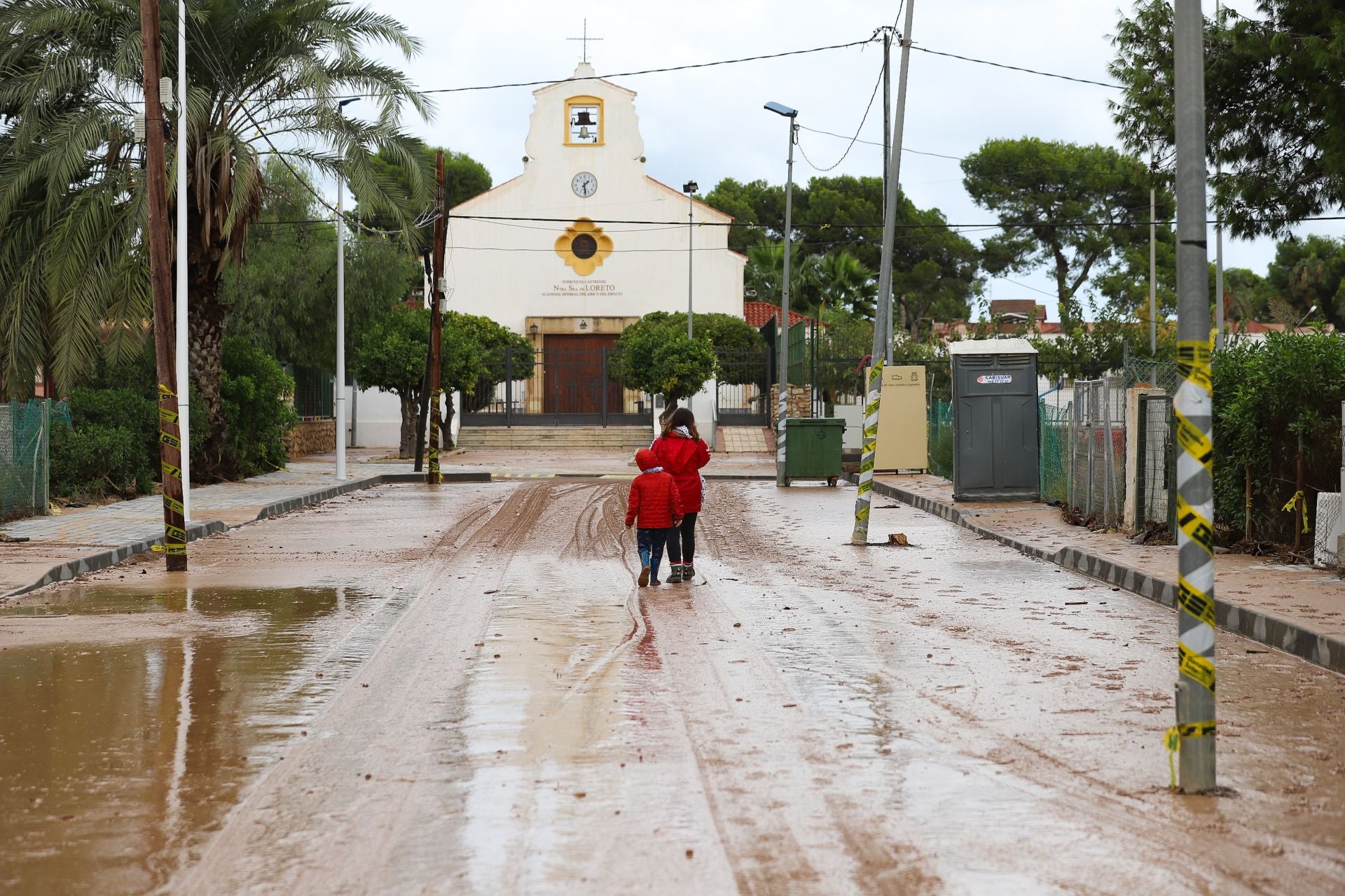 Los efectos del temporal en San Javier, en imágenes