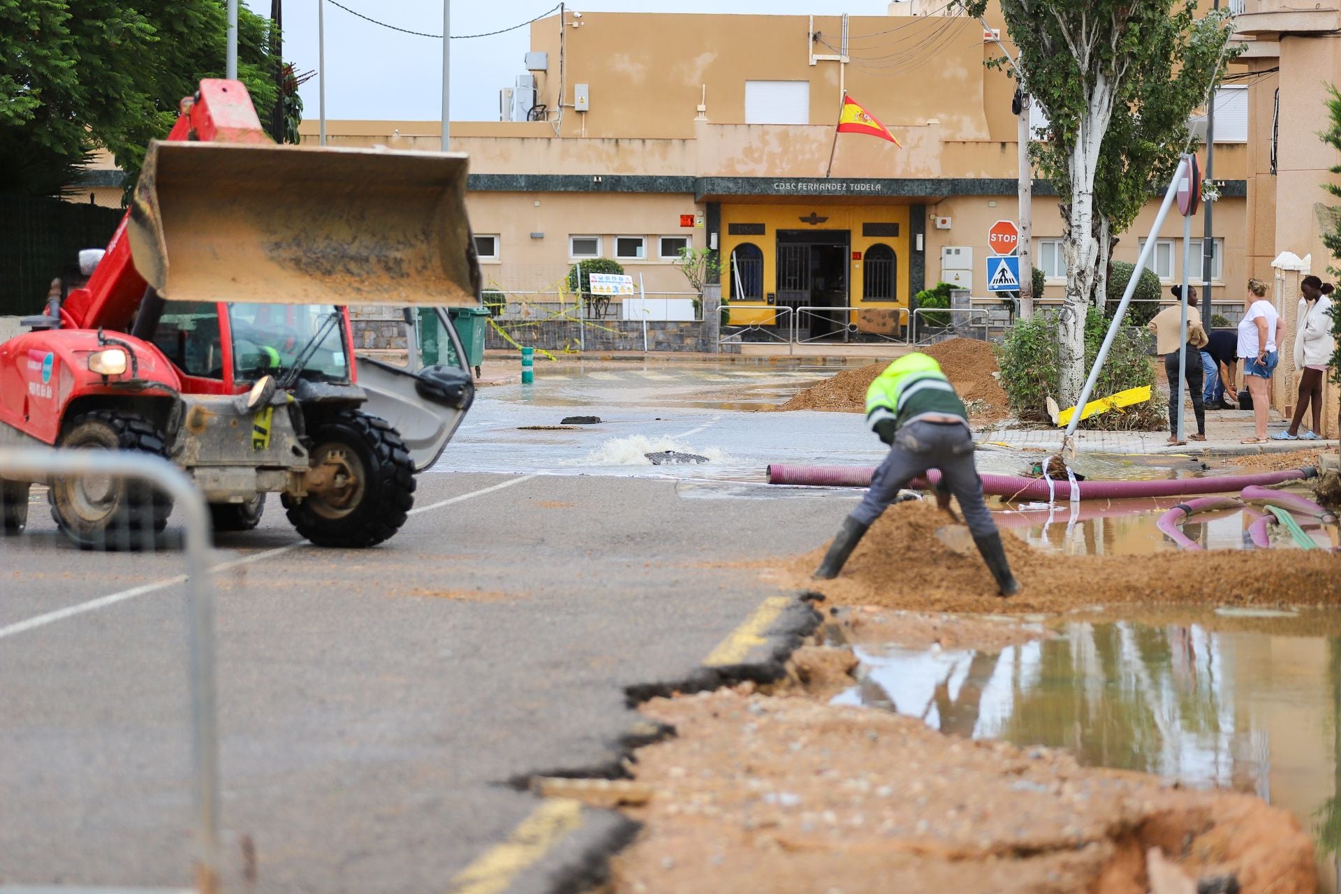 Los efectos del temporal en San Javier, en imágenes