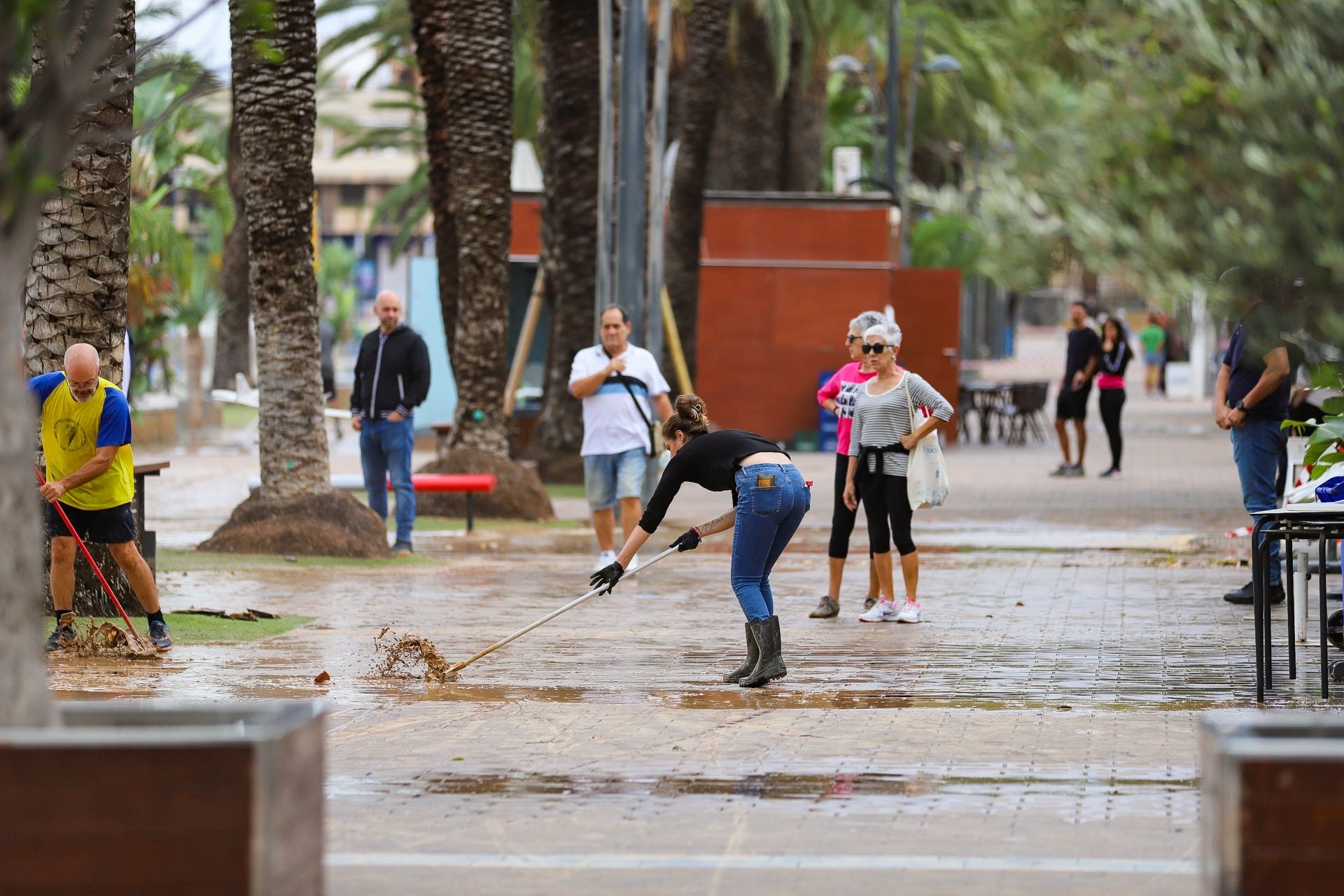 Los efectos del temporal en San Javier, en imágenes