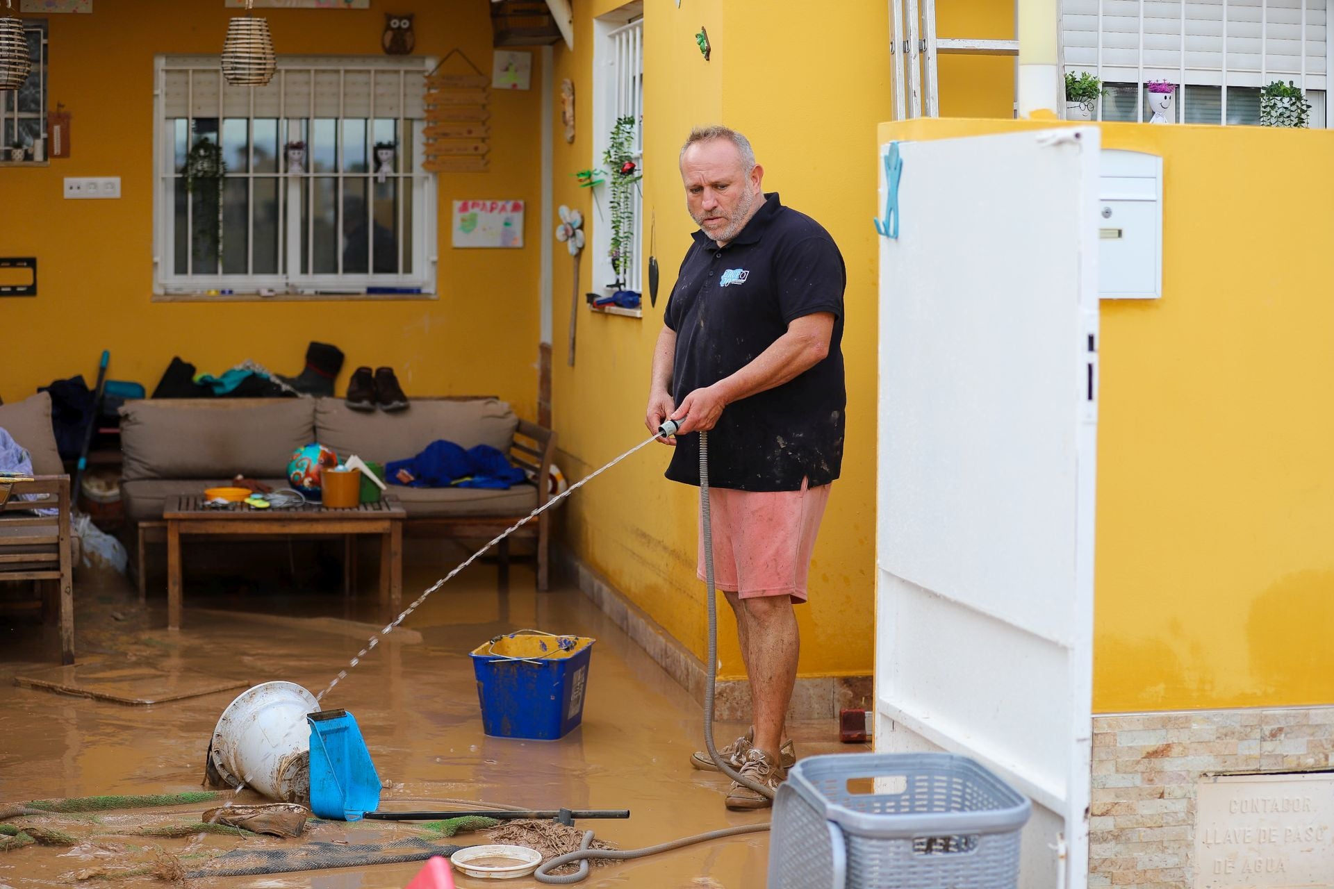 Los efectos del temporal en San Javier, en imágenes