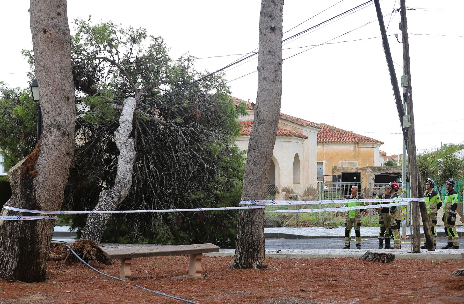 Los efectos del temporal en San Javier, en imágenes