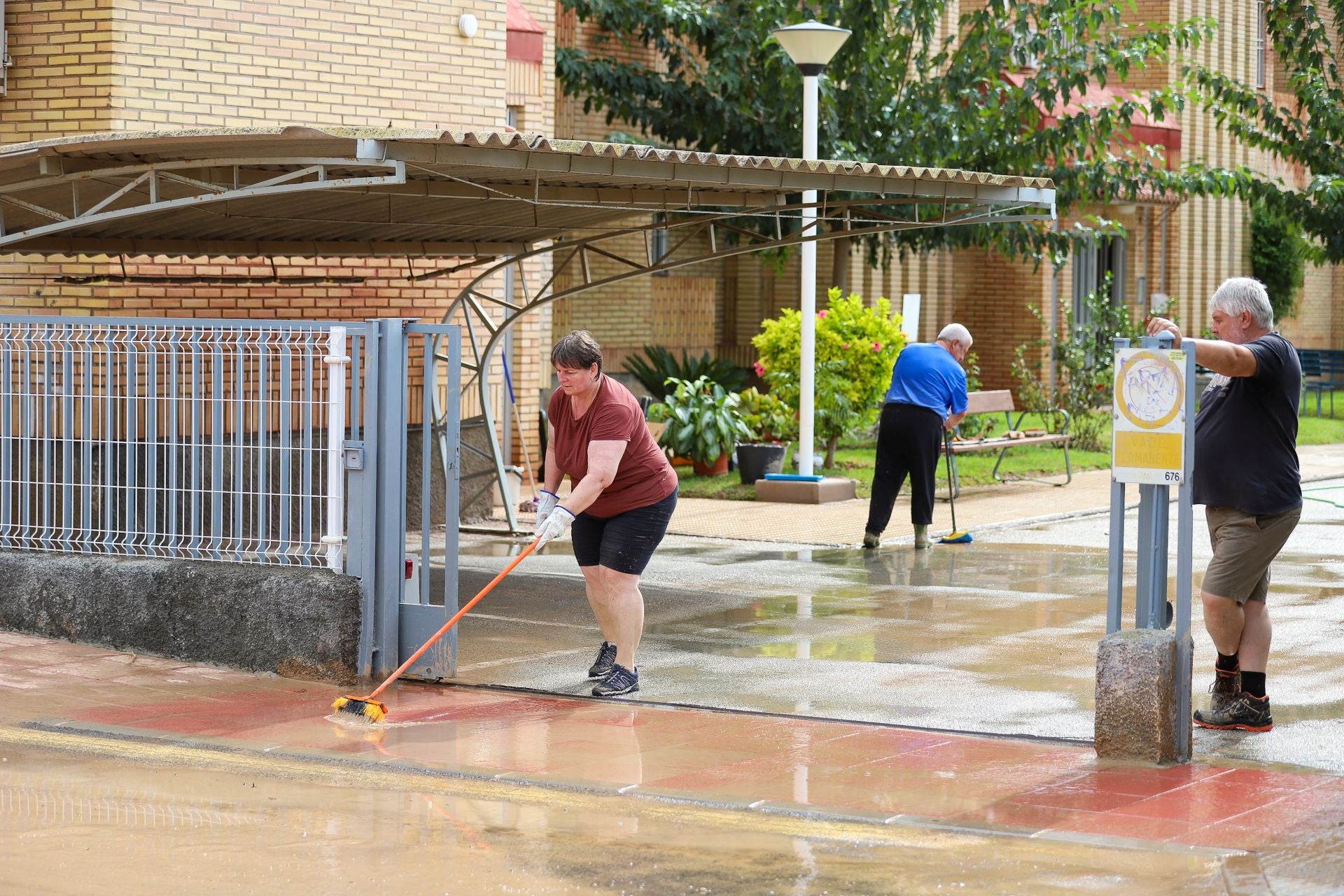Los efectos del temporal en San Javier, en imágenes